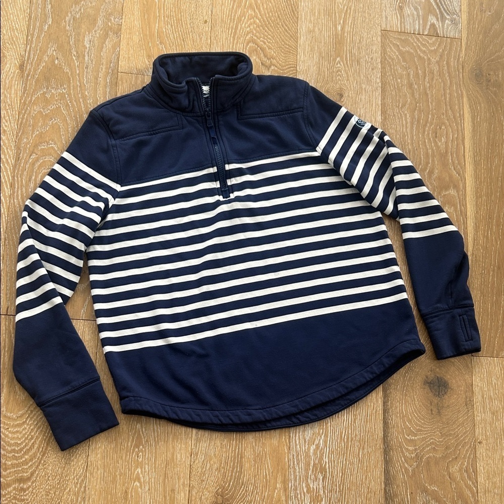 Vineyard Vines The Shep Shirt Navy White Striped